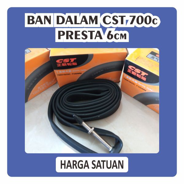 Ban Dalam CST 700 700c C x 18 25mm Presta 6 cm 60 mm Sepeda Balap RB Roadbike not United Kenda Swall