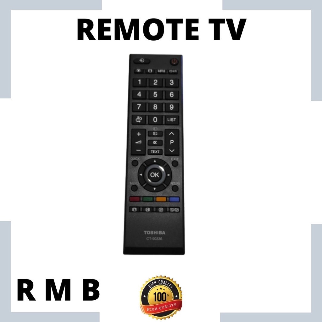 Remote TV Remote TV Toshiba LED LCD Tabung