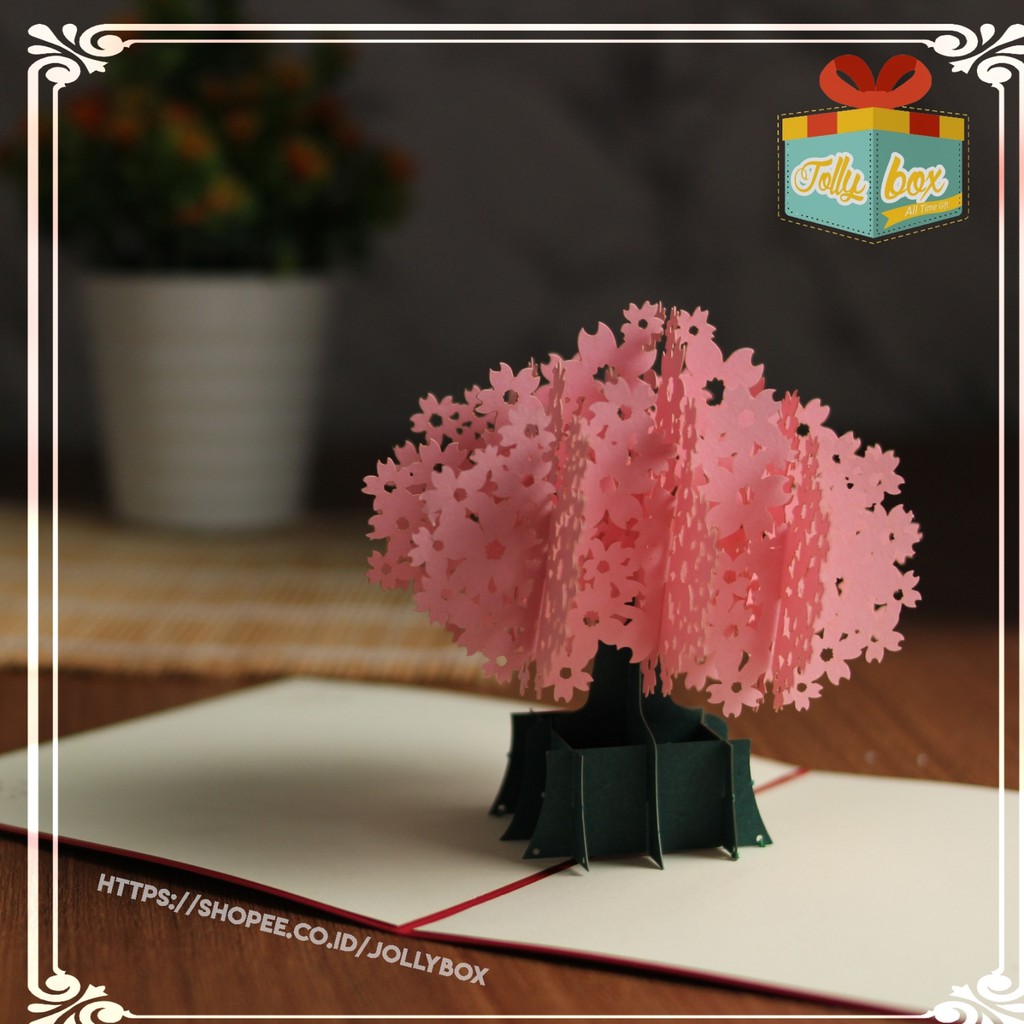 Jollybox Kartu Ucapan 3D Ulang Tahun Happy Birthday Pop Up Cards