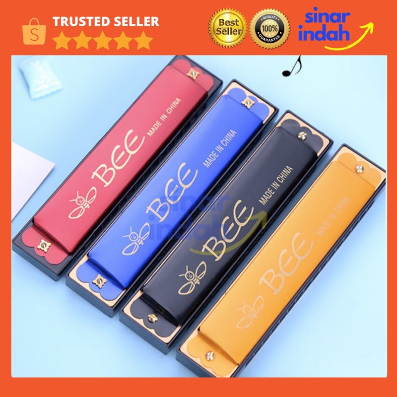 HARMONIKA KECIL BEE 16 HOLE Key C Yamaha Alat Musik Tiup Harmonica MEDAN