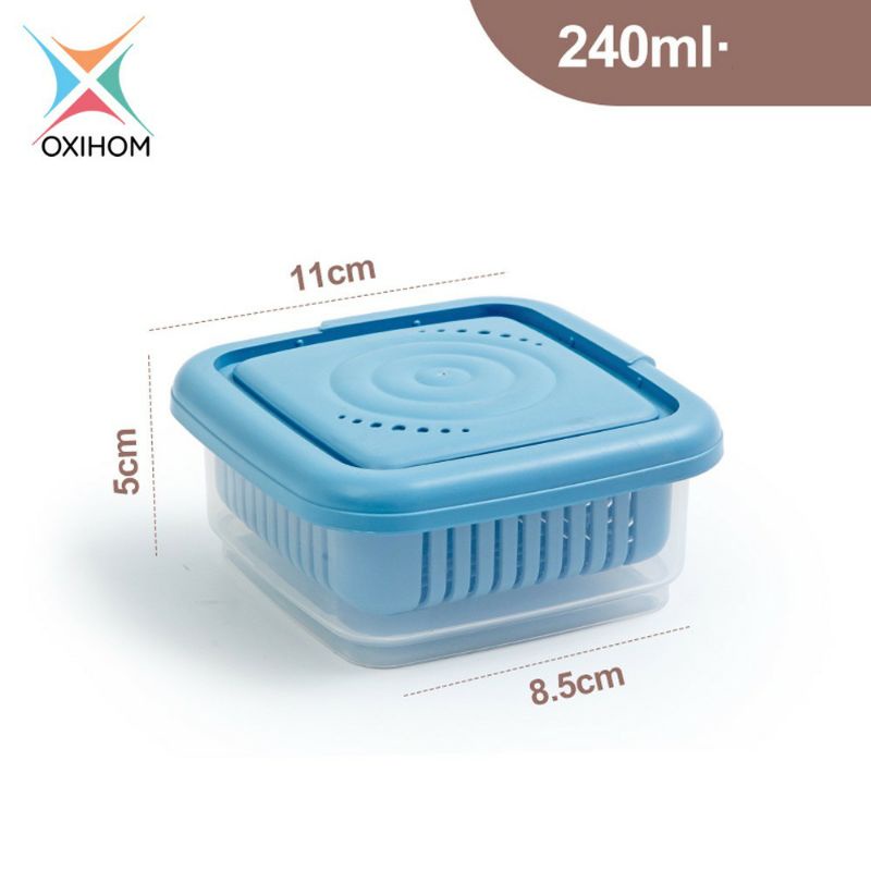 Oxihom food container kotak tempat makan plastik penyimpanan