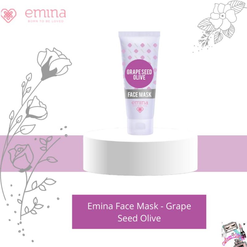 ☃Cutezz_Ching1☃Emina Grape Seed Olive Face Mask