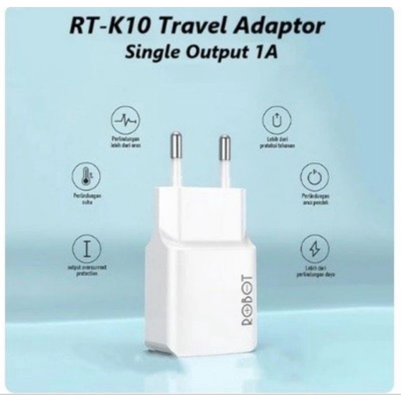 JP929 Robot RT-K10 Travel Adapter Charger 1A Per 1 Pcs New Model RT-K4