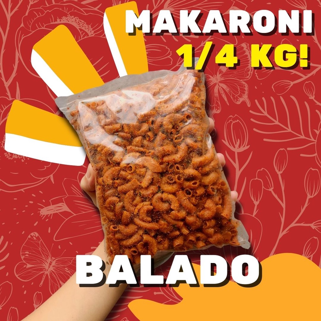 

[PALING MURAH BANYAK] MAKARONI KILOAN BALADO 1/4 KG (250 GR)