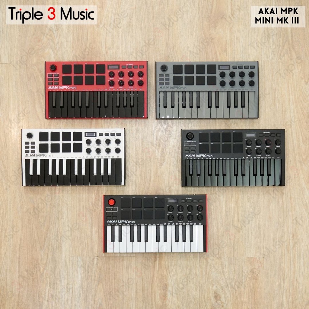 AKAI MPK MINI MK3 MK III ORIGINAL Midi Controller Multi warna