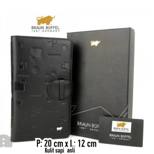 DOMPET BRAUN_*_BUFFEL 1887 GERMANY (DOMPET KULIT ASLI)