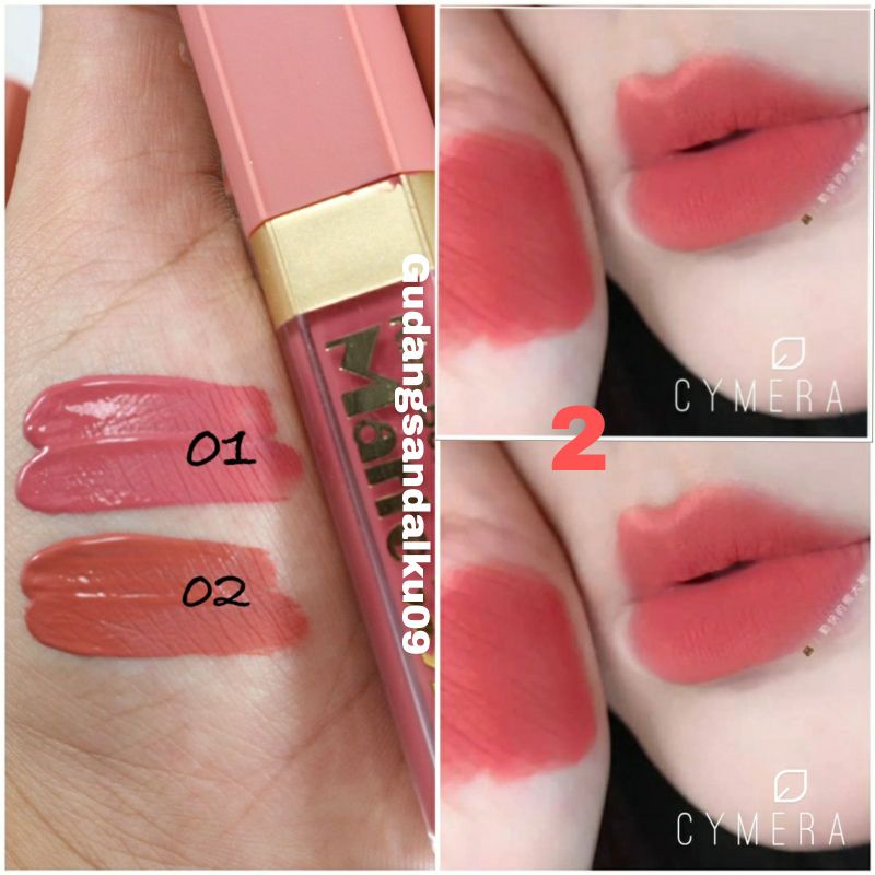 𝗩𝗘𝗟𝗩𝗘𝗧 𝗠𝗔𝗧𝗧𝗘 - LIPSTIK WARNA NUDE PINK NUDE OREN BISA PILIH WARNA LIPSTIK