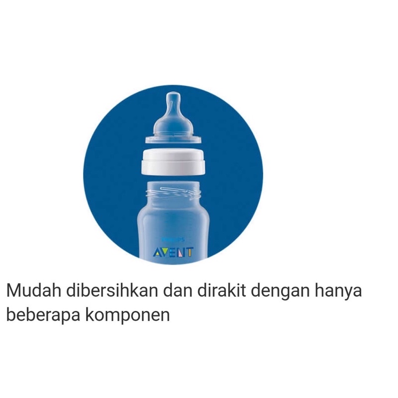 Philips Avent Botol susu Classic+ 125 ml &amp; 260 ml single &amp; twin pack Philip avent classic bottle