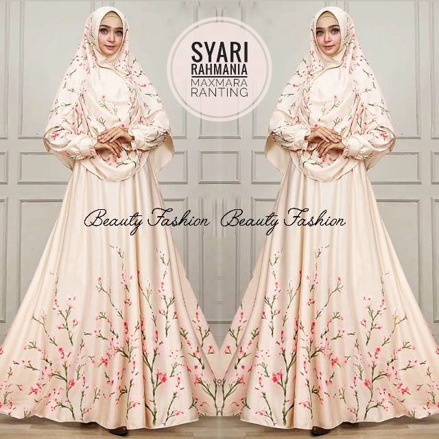 Gamis Syari Rahmania Maxmara set khimar