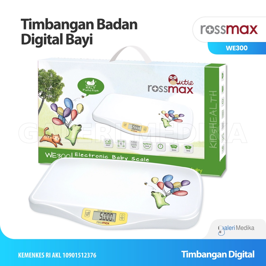 Timbangan Bayi Digital Rossmax WE-300 / WE300 Ukur Sampai 20Kg