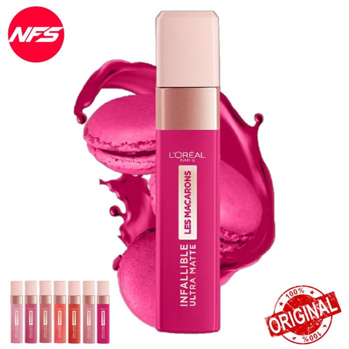 Loreal Infallible Les Macarons Matte Lip Cream/Lipstick-Original - Berrycherie-838