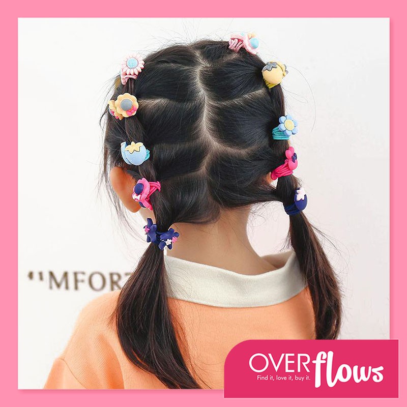 Overflows Id 20 Pcs Karet Rambut Anak Anak Simple Bead Hairtie Kuncir Rambut Anak Anak Shopee Indonesia