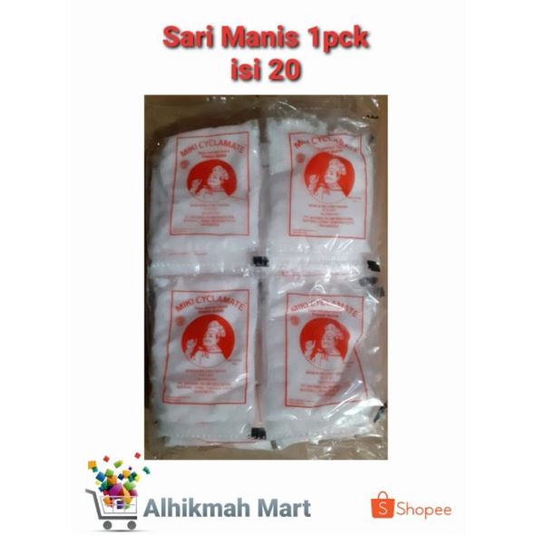 

Pemanis Buatan Miki Cyclamate 1pck isi 20pcs Promo Murah