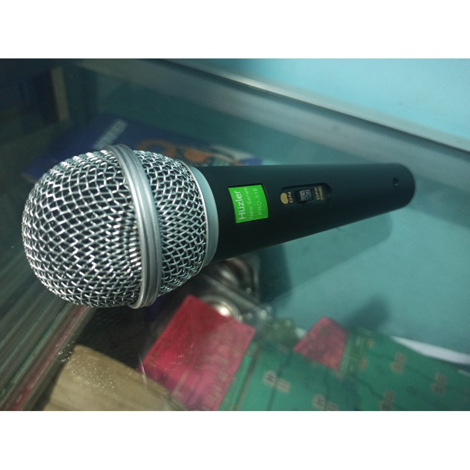 Microphone MIC Cable KARAOKE PROFESIONAL HUZLER PRO 318