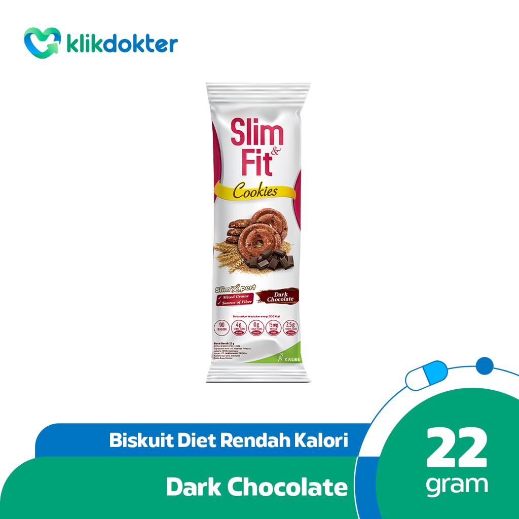 

Slim & Fit Cookies Dark Chocolate 22gr