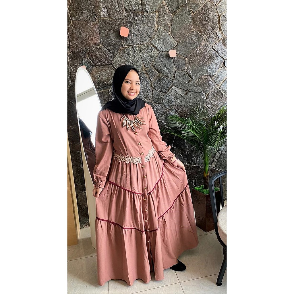 gamis emos renda