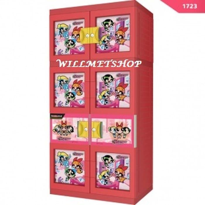 Lemari Plastik Gantung Naiba Karakter Avenger Minion Batik