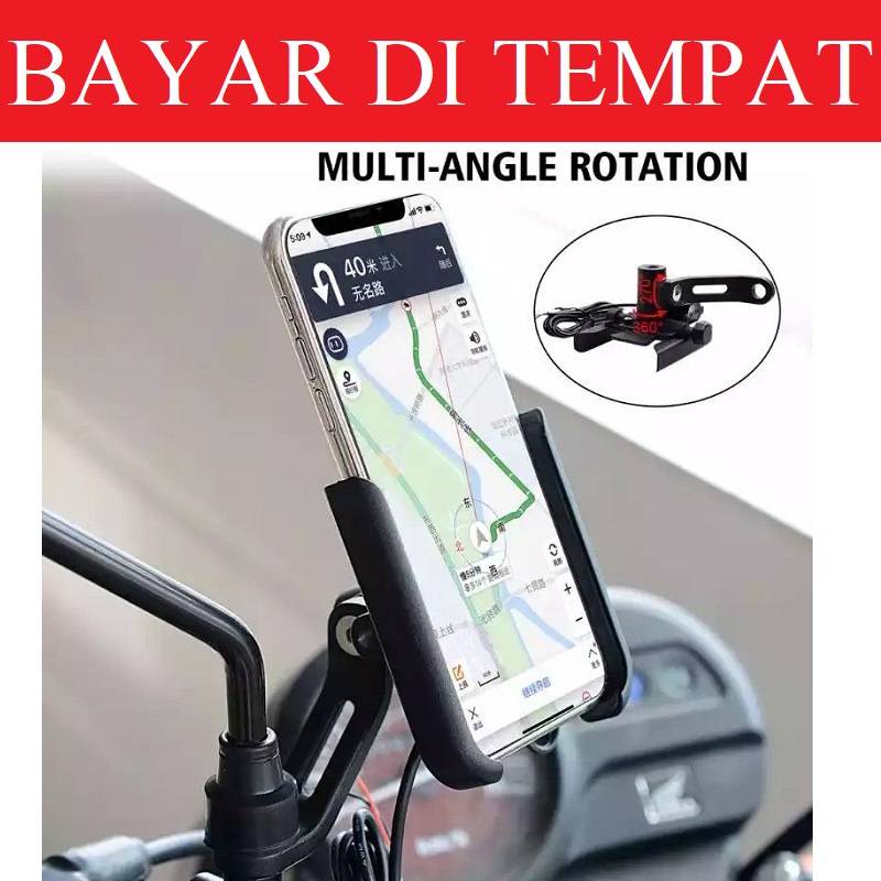 Silvertech Holder motor - phone holder motor - stand holder motor - holder hp - paket gojek