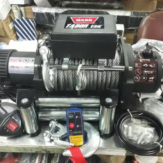 Winch Warn Tabor 13000Lbs Winch Warn Tabor 13K Daya Tarik 6,5 Ton