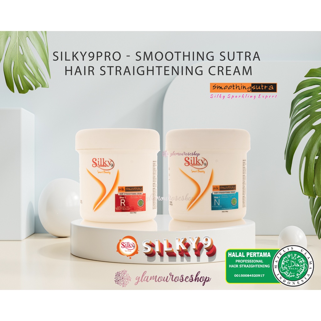 SILKY9 PRO SILKY NINE SILK SMOOTHING KERATIN ( SMOOTHING SUTRA) STEP 1 ONLY SERI Resistant / Normal 500GR