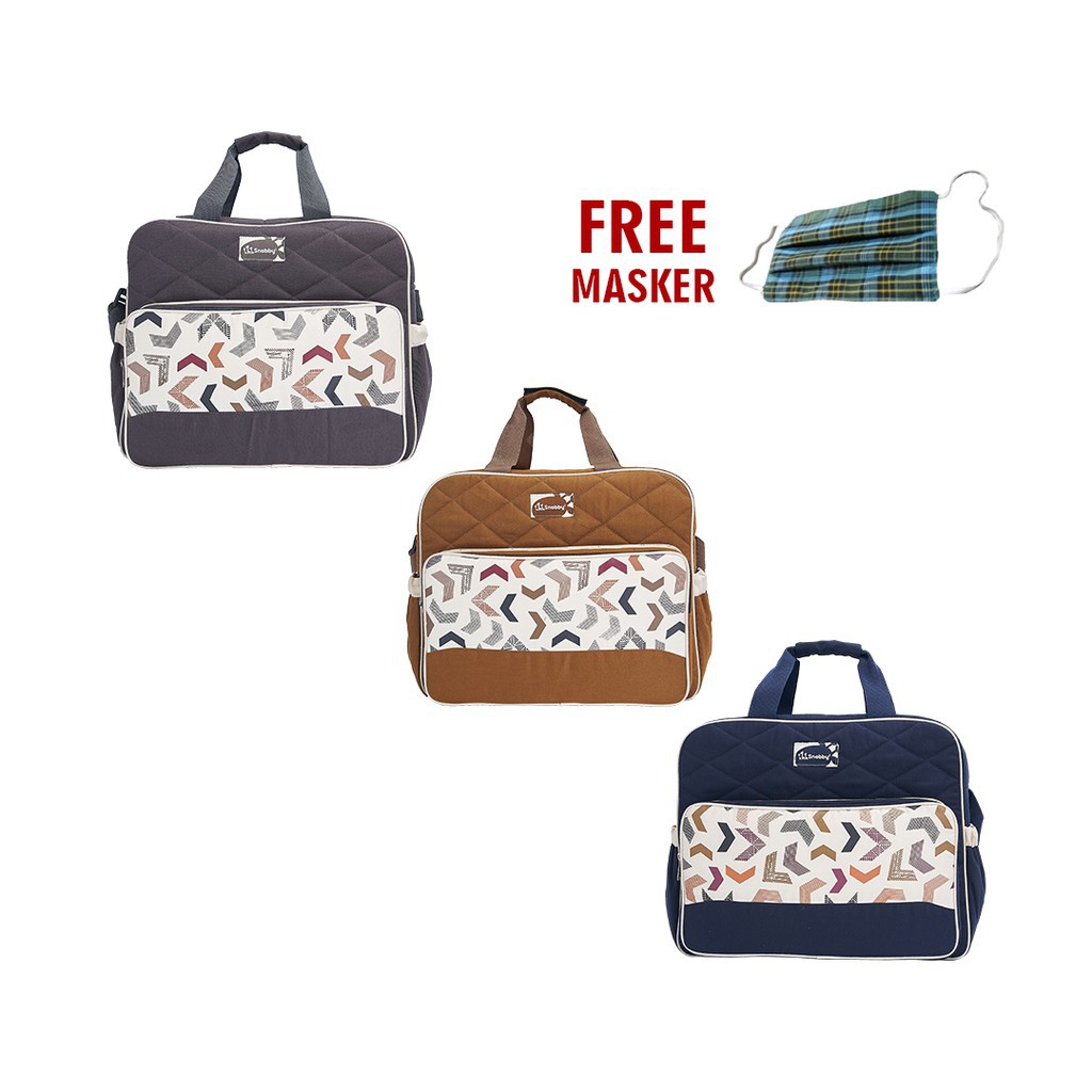 Snobby Tas Bayi Besar Artsy Series Saku Print TPT5871