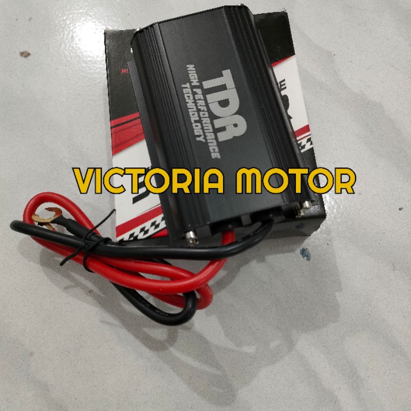 Stabilizer Voltage baterai Aki motor TDR/ Penghemat daya listrik lampu motor HID Neon LED lampu