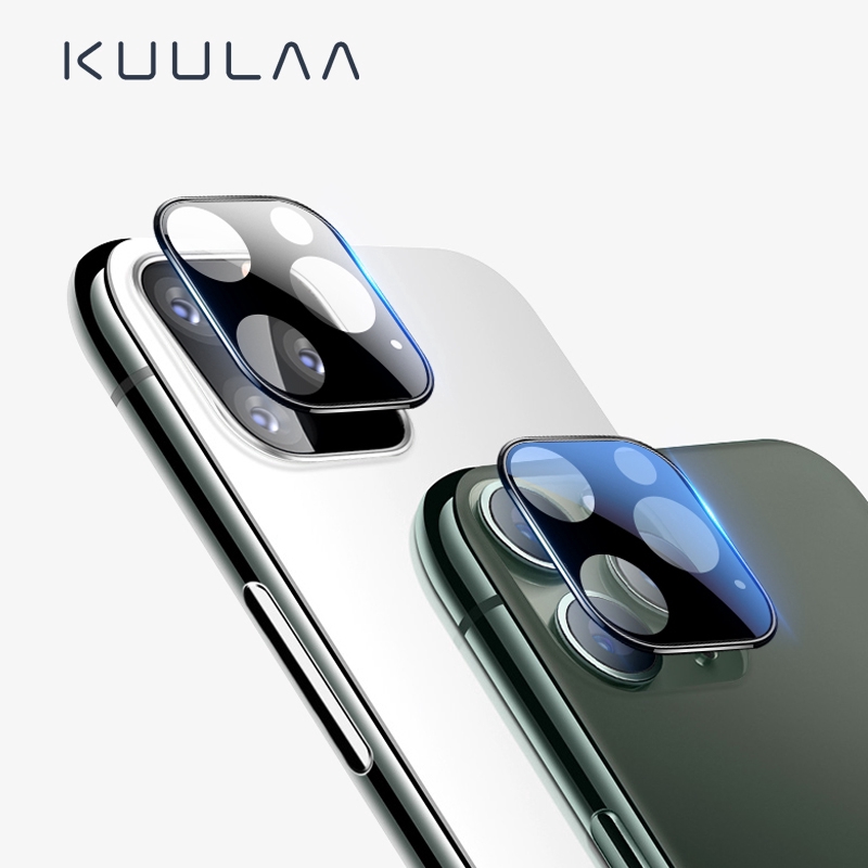 

KUULAA Pelindung Lensa Kamera Tempered Glass HD Transparan untuk iPhone 11 / 11 Pro / 11 Pro
