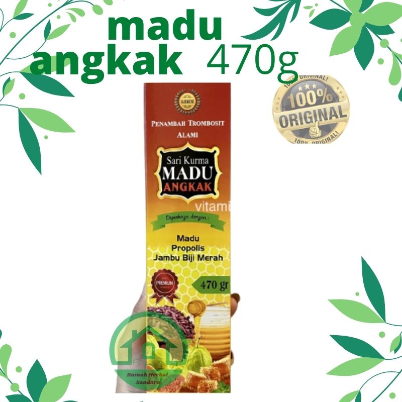 

promo Sari Kurma asli original Madu Angkak Harmoni plus Propolis Jambu Biji 470 gr penambah darah