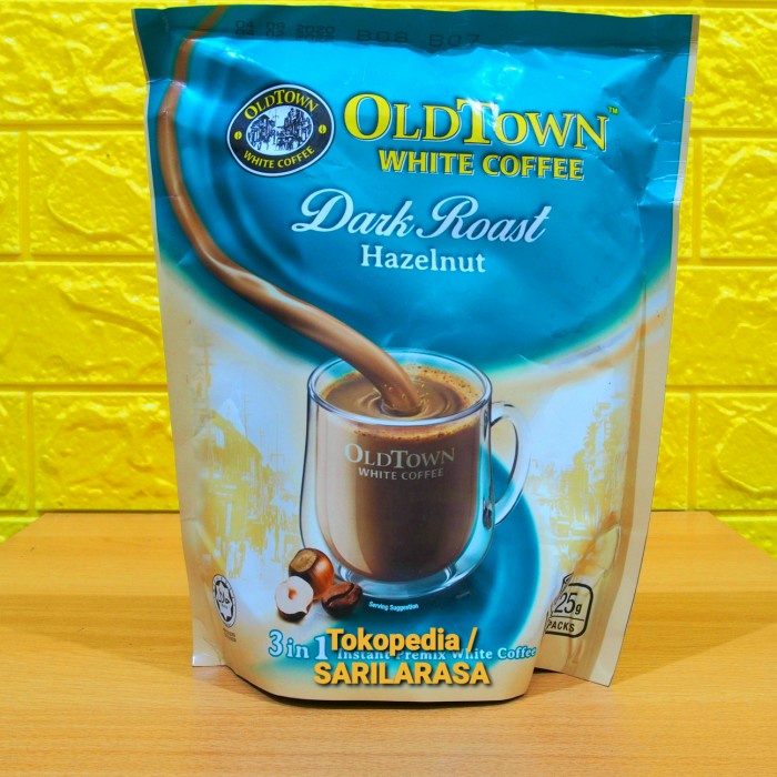 

Dark Roast Sensation!! Old Town White Coffee Dark Roast Hazelnut