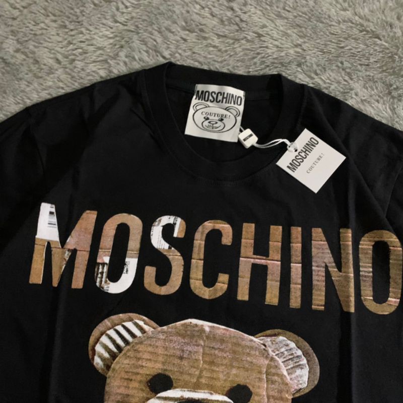 Kaos Tshirt Moschino Board Hitam Premiun Hight Quality