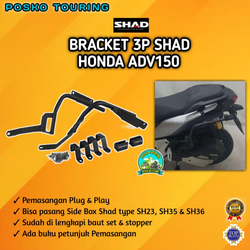 Bracket Side Box 3p Shad Pnp Honda ADV150