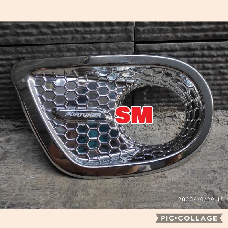 Jual Garnish Fog Lamp Chrome Fortuner Ring Fog Lamp Cover Fog