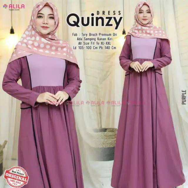 Dress Wanita Non Busui Motif Terbaru Ukuran Jumbo Daster Terkeni dan Termurah Dress Quinzy