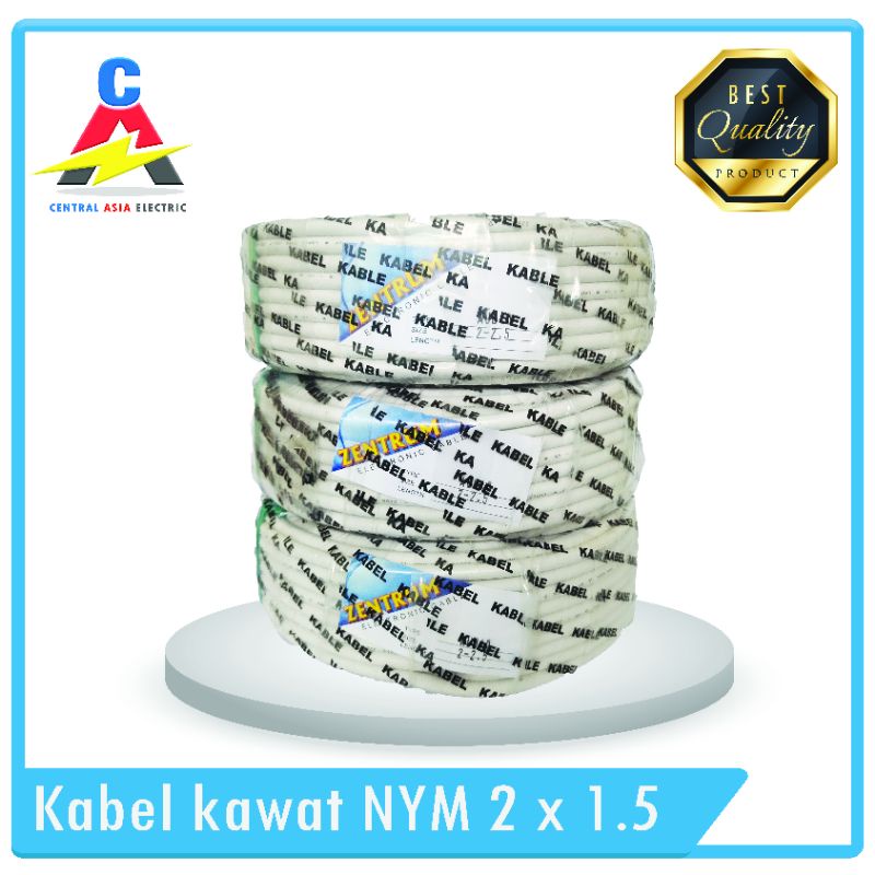 Kabel Listrik Kawat NYM 2 x 1.5 (Per Meter)