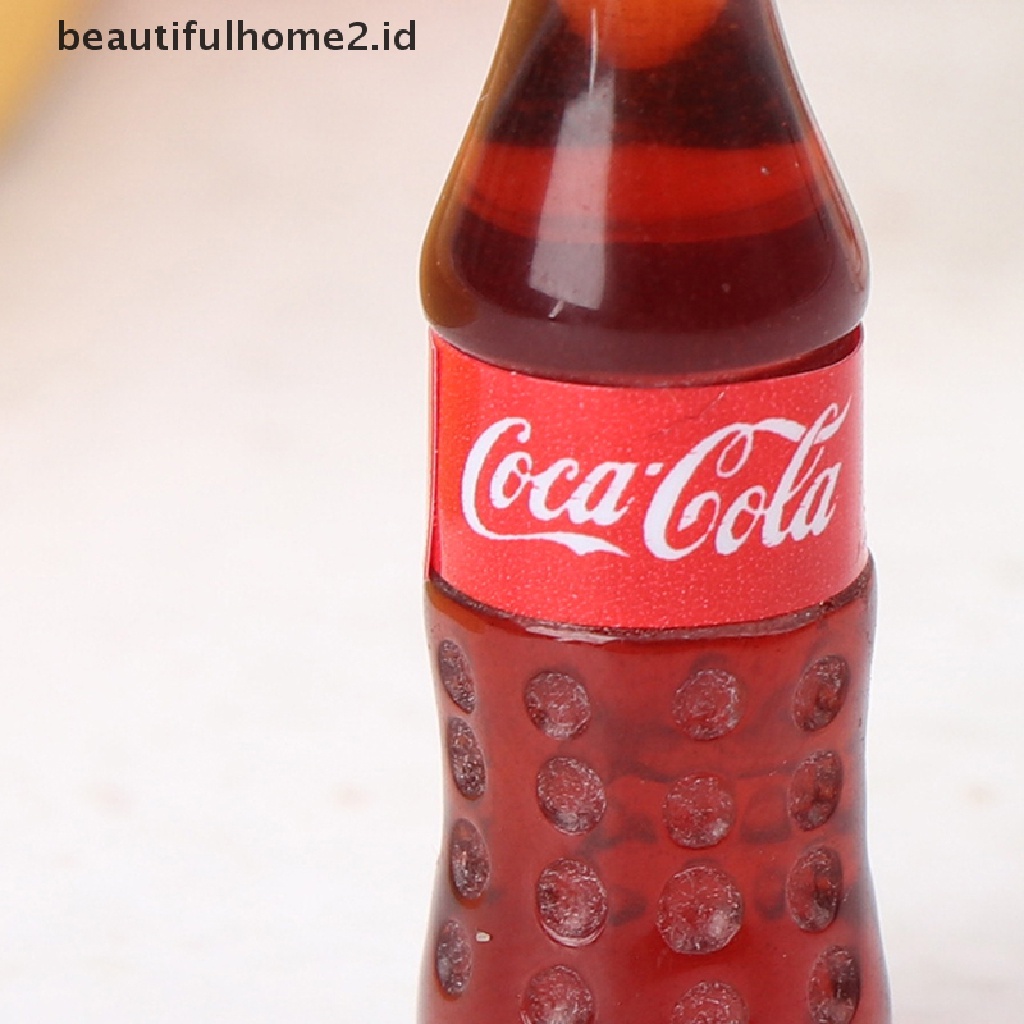 (Beautifulhome2) Buku Literatur Bahasa MandarinId 4pcs Miniatur Botol Soda / Coca Cola Untuk Aksesoris Dapur Rumah Boneka