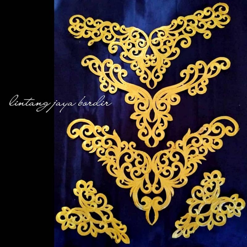 bordir aplikasi kebaya tradisional/modern
