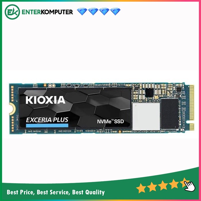 KIOXIA SSD Exceria Plus 2TB M.2 2280 PCIe Gen3x4 (By Toshiba)