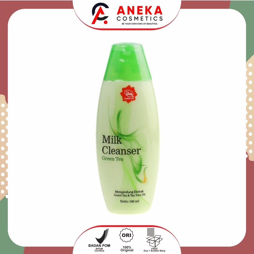 Jual VIVA MILK CLEANSER GREEN TEA 100 ML Shopee Indonesia