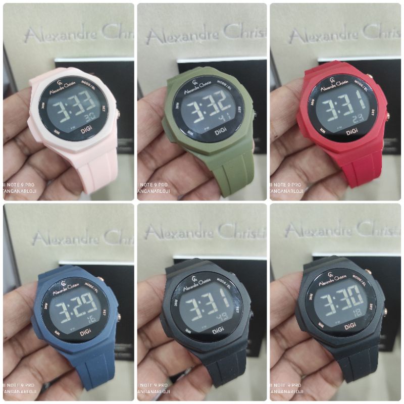 JAM TANGAN WANITA ALEXANDRE CHRISTIE AC 9359 NEW AC9359 KARET ORIGINAL