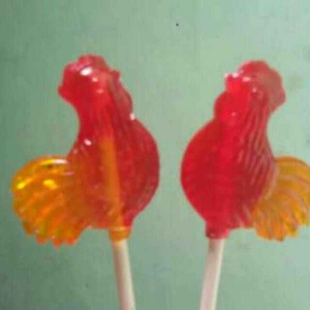 

Permen lolipop ayam