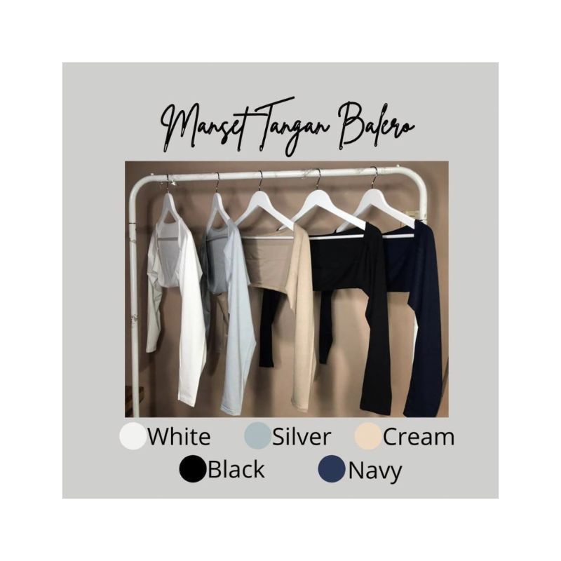 PS 502 MANSET WANITA CROP TOP BOLERO/ MANSET TANGAN BOLERO