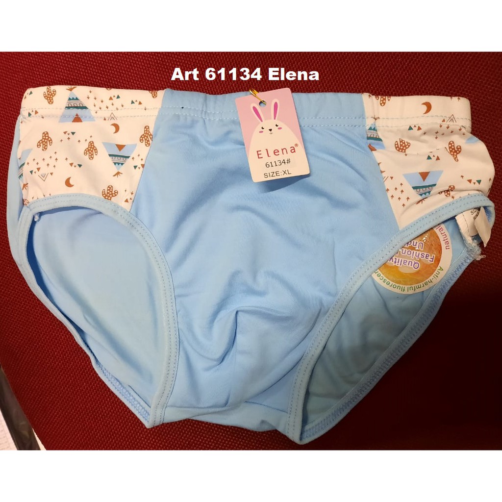 Celana Dalam Segitiga Super Lembut Anak Cowok Cewek Elena 61131, 61133, 61134 &amp; 61135 / CD Kid