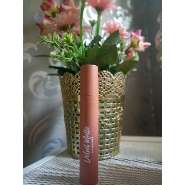 Wardah Velvet matte lip mousse No 9 ( ombre charmer) STAY RUSSET