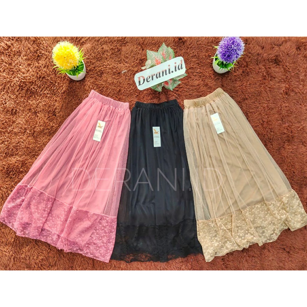 Rok tutu renda anak 4-19 th (COD) Material hyget + tile