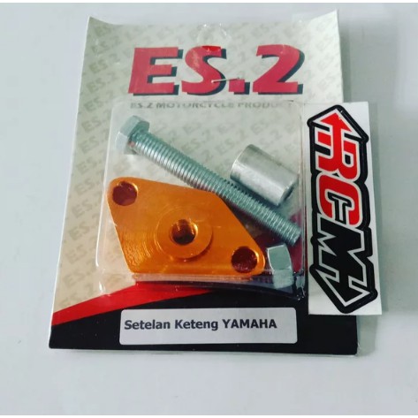 SETELAN STELAN TENSIONER RANTE RANTAI KETENG KAMRAT KAMPRAT YAMAHA BEBEK MATIC LAMA OLD ORIGINAL ES2