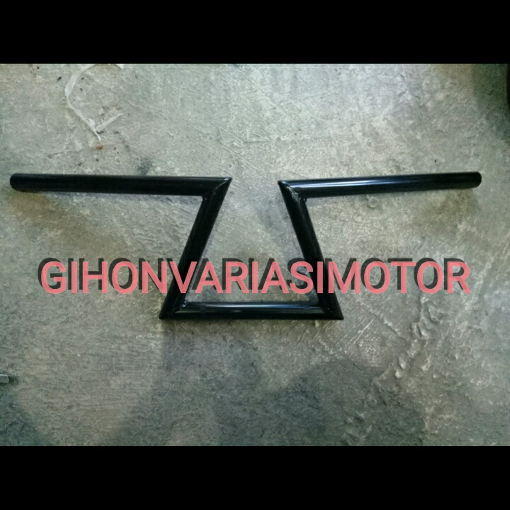 stang custom z bar hitam universal motor ter laris