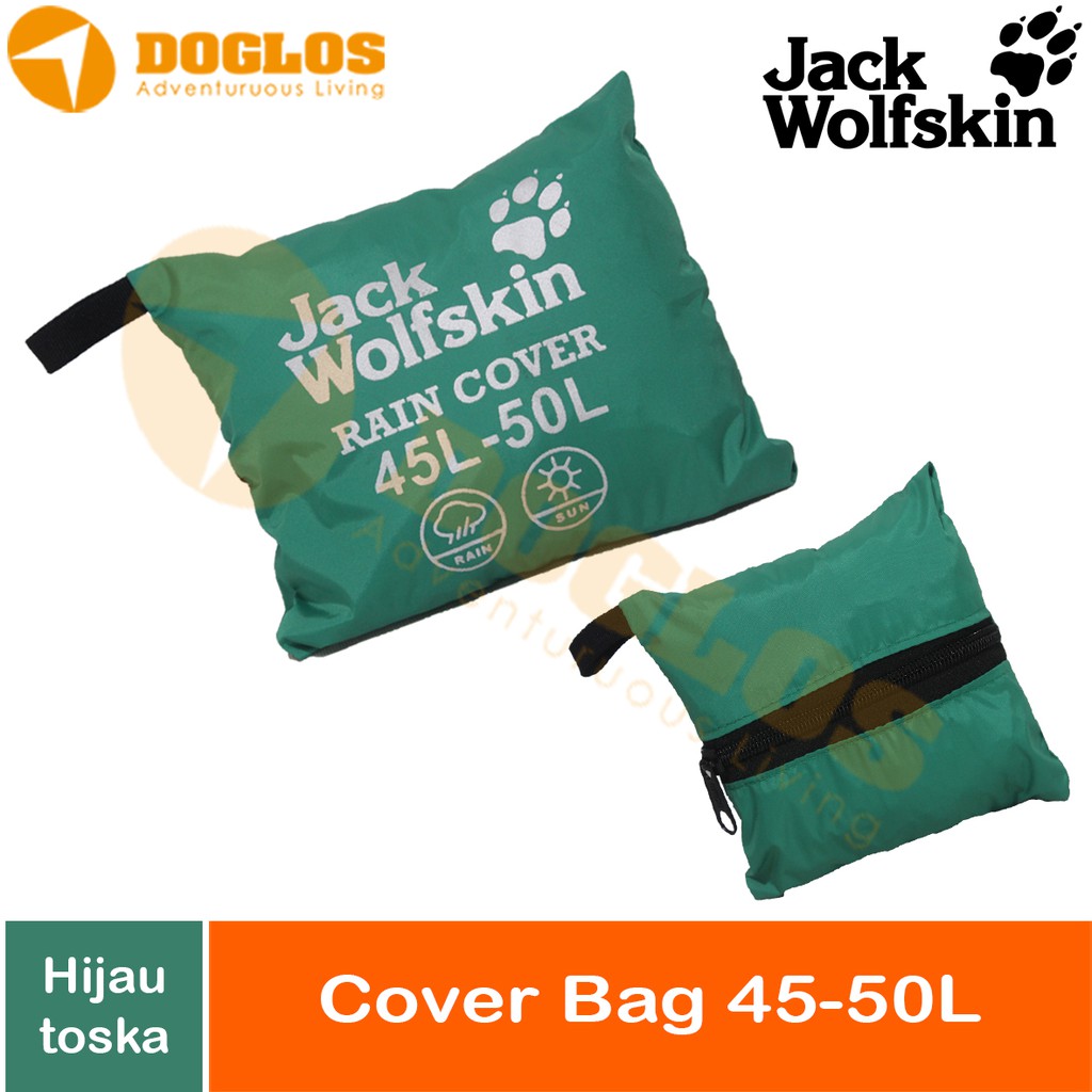 Rain Cover bag 45-50 Liter JWS Jack Wolfskin tas ransel Daypack