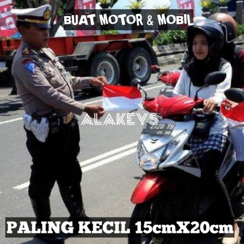 BENDERA MERAH PUTIH BENDERA AGUSTUSAN  KAIN SATIN