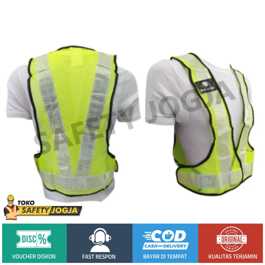 Rompi Proyek / Rompi V Guard Jaring / Safety Vest Scotlite PVC