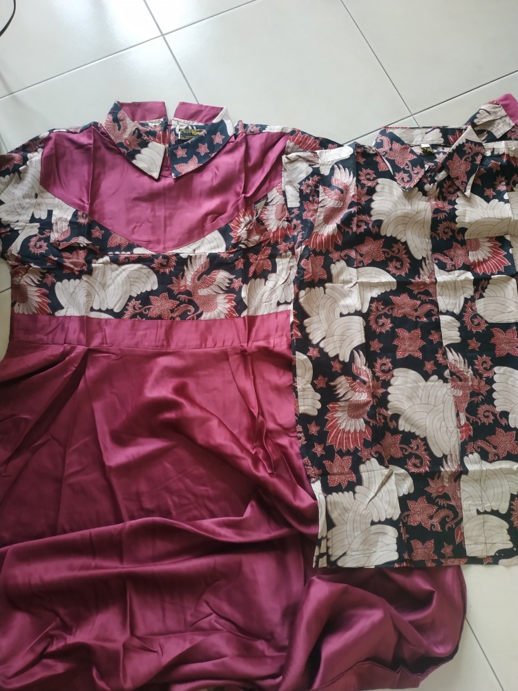 Maura Couple - Sania Ruffle Batik Couple Ori Ndoro Jowi Dnt Garansi Termurah